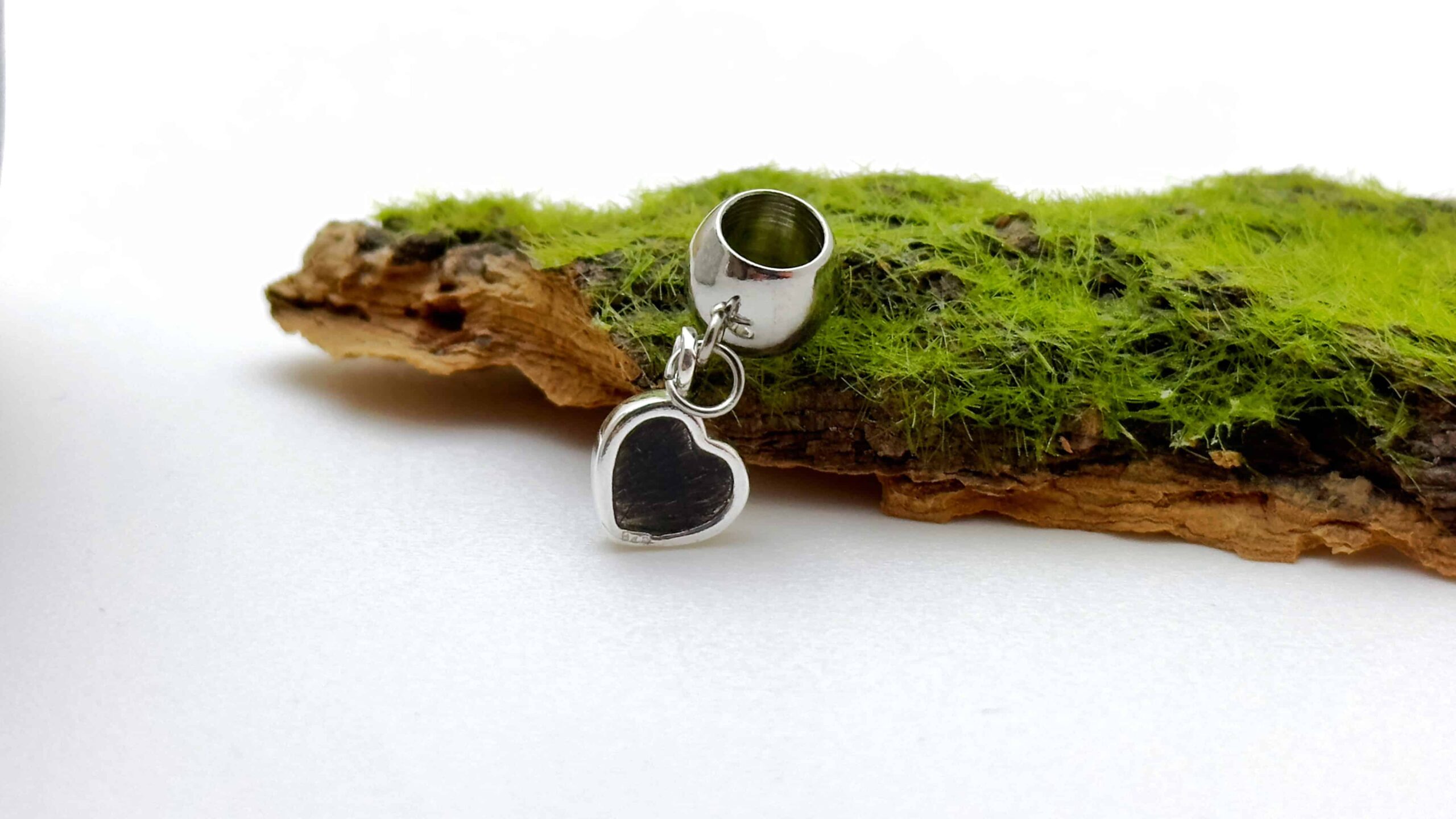 Charms do bransoletki w kształcie serca (srebro 925) - obrazek 4