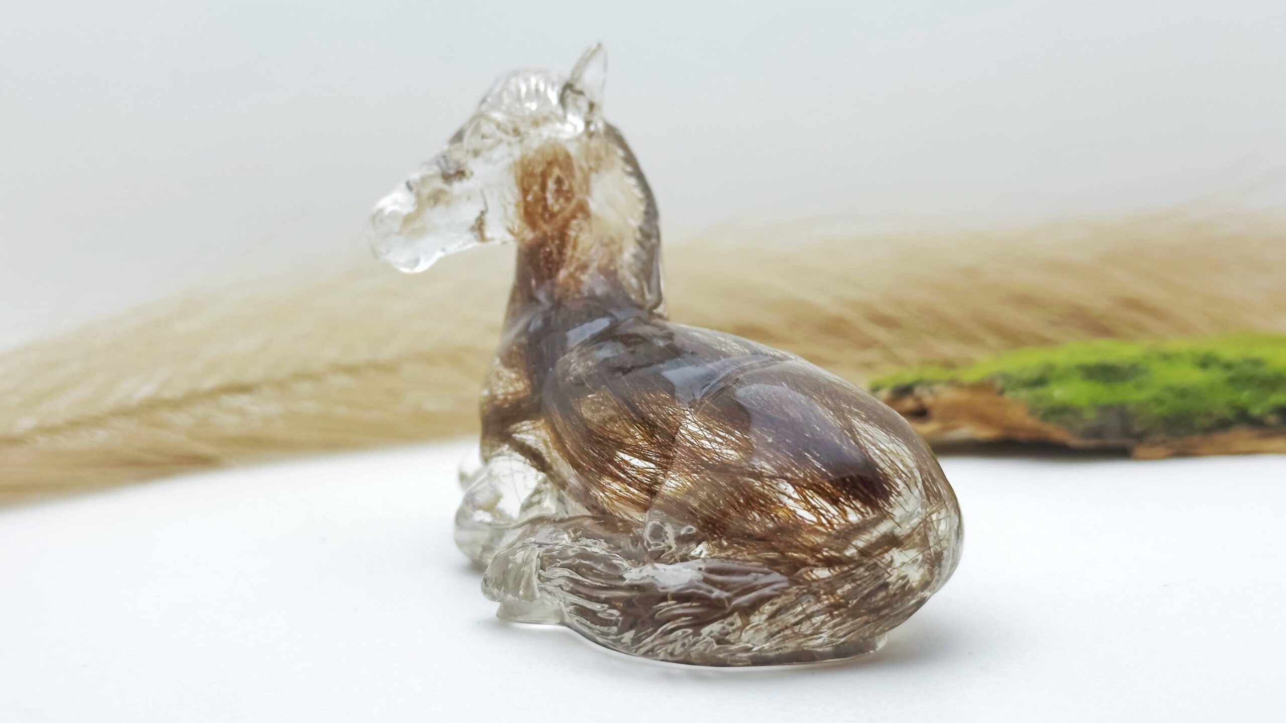 Figurka w kształcie konia z sierścią lub włosiem/grzywą - obrazek 3