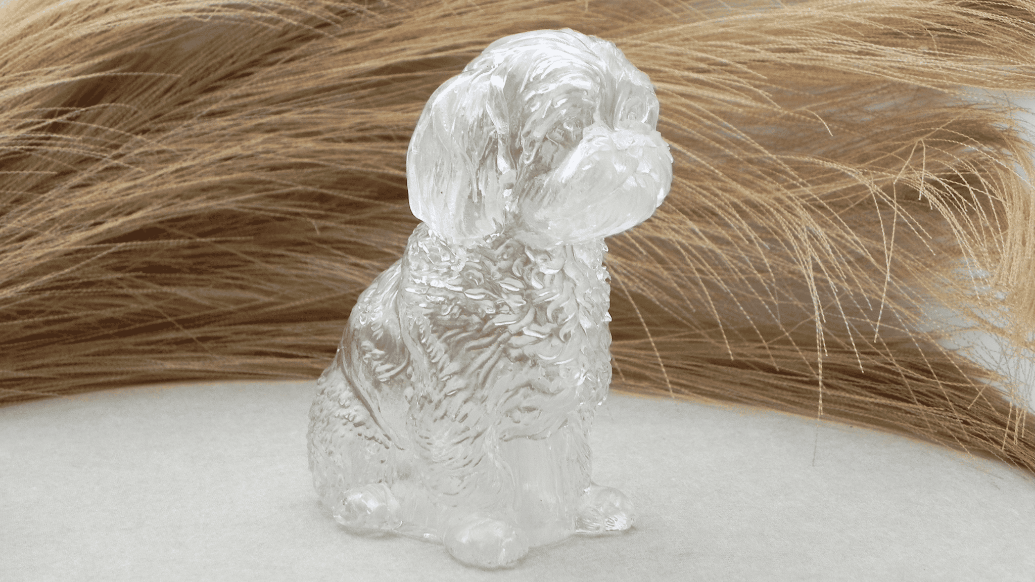 Figurka na sierść i Twoje pamiątki pies Shih tzu